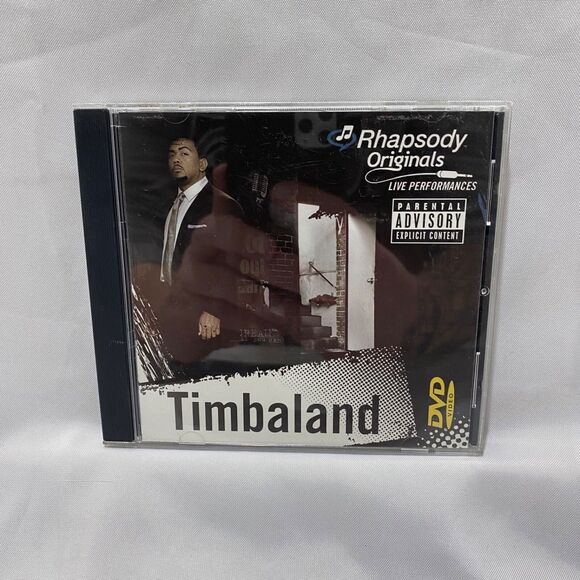 Rhapsody Originals Timbaland DVD Live Music Video With Case By Timbaland - Picture 2 of 6